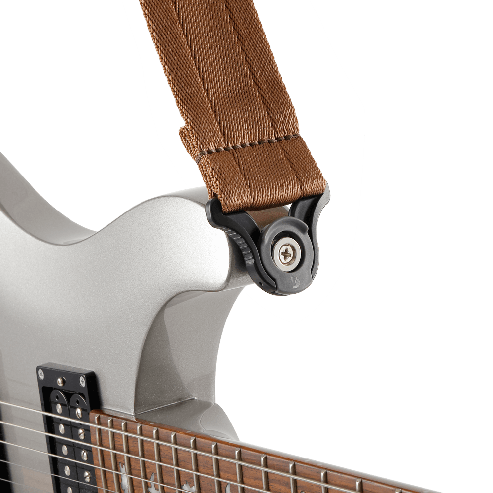 Auto Lock Gitarrengurt Umber Brown